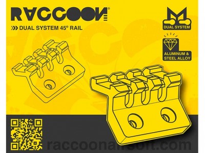 Rail Lateral Keymod / M-Lok Raccoon