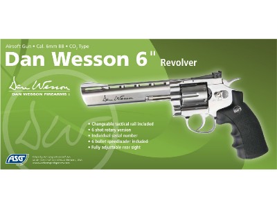 Revolver Dan Wesson 6" ASG
