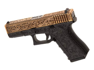 Glock 19 Etched Metal WE