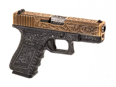Glock 19 Etched Metal WE