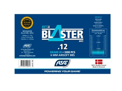 Bbs muniçao 0,12 PVC Beta Blaster ASG
