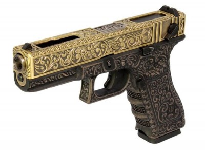 Glock 18 Etched Metal WE